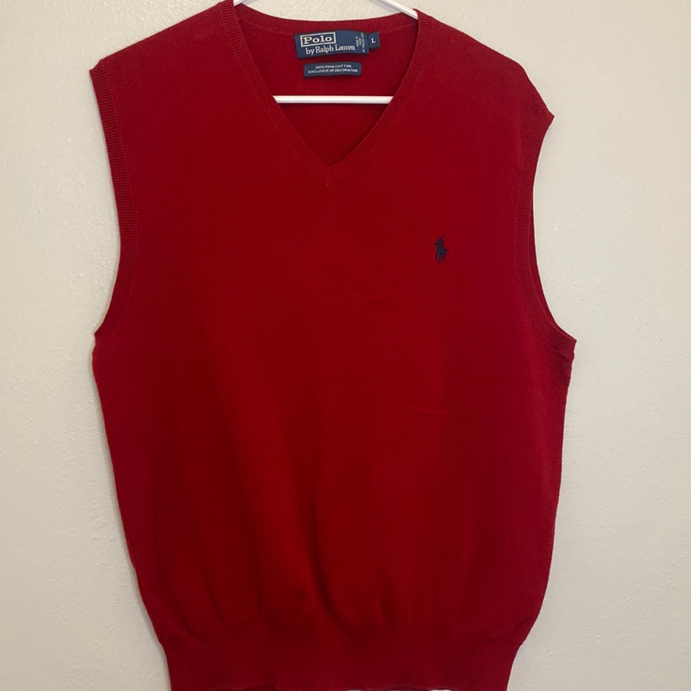 Polo by Ralph Lauren Sweater Vest, Size Large